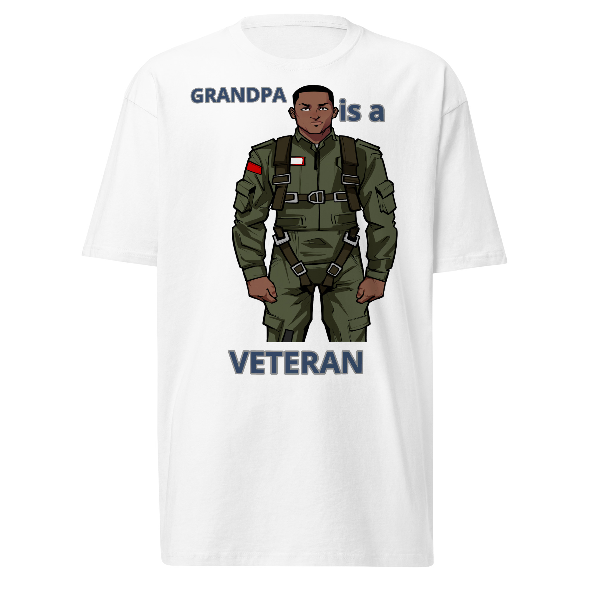 GRANDPA IS A VETERAN TOO FIFE Tee - Image 9