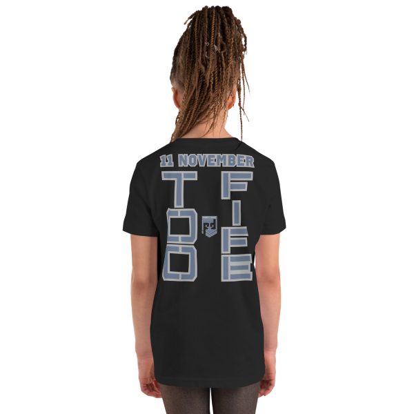 MOM IS A VETERAN TOO FIFE Youth Short Sleeve T-Shirt