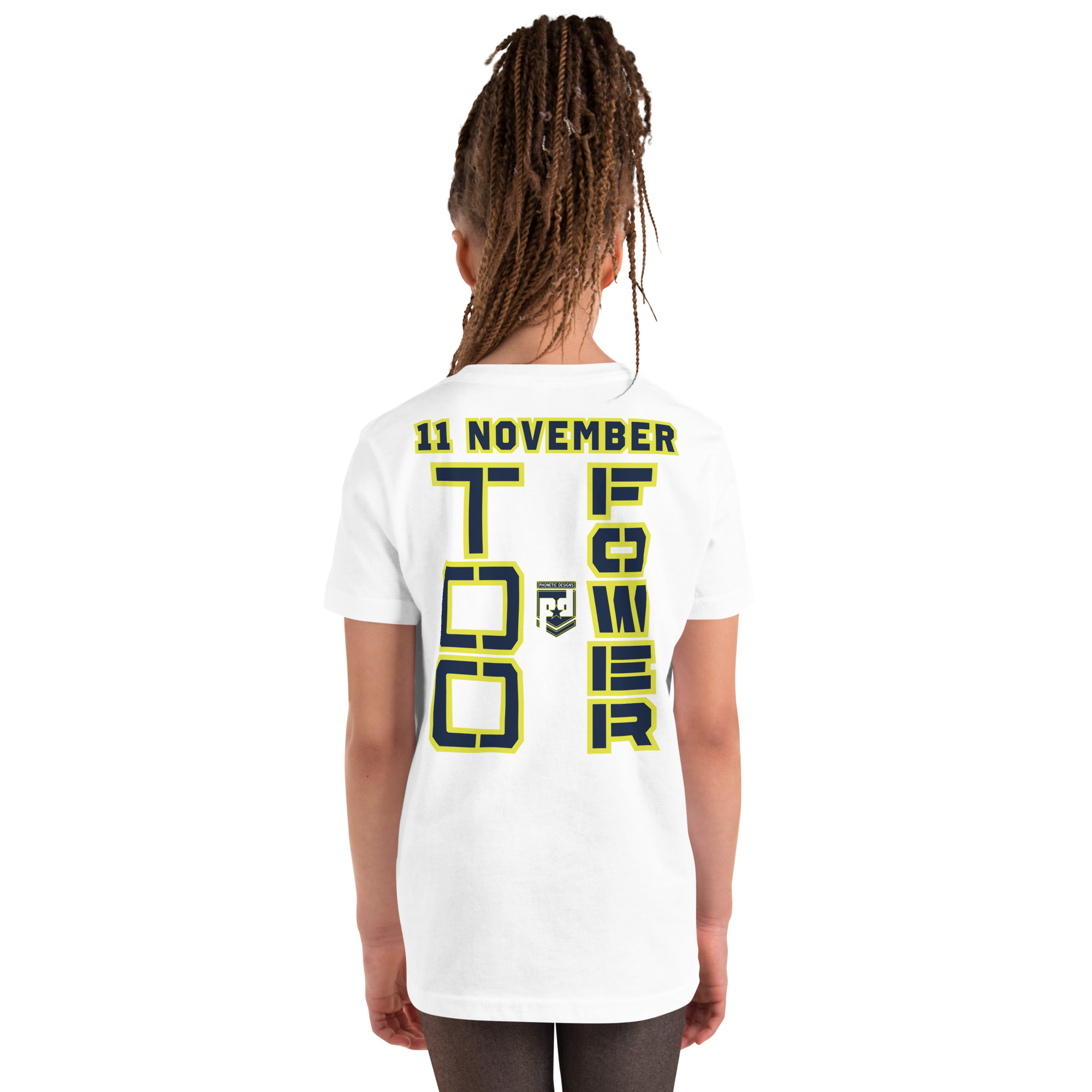 GRANDMA IS A VETERAN TOO FIFE Youth Short Sleeve T-Shirt - Image 6