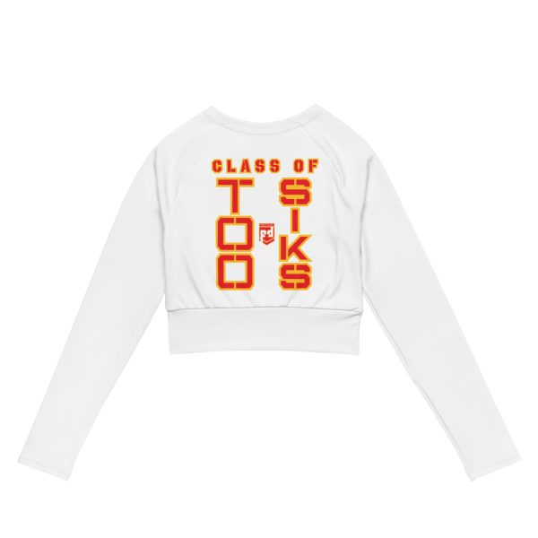 JROTC CLASS OF TOO SIKS Recycled Long-Sleeve Crop Top