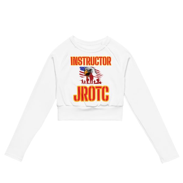 JROTC INTRUCTOR CLASS OF TOO SIKS Recycled Long-Sleeve Crop Top