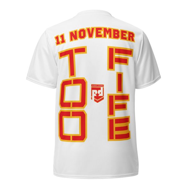 I AM A  VETERAN TOO FIFE Recycled Unisex Sports Jersey