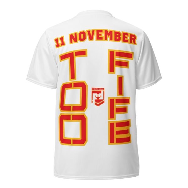 I AM A  VETERAN TOO FIFE Recycled Unisex Sports Jersey