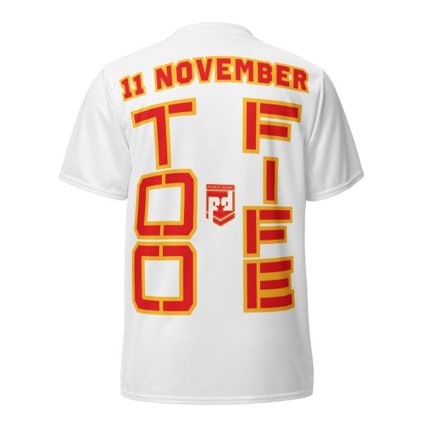 MOM IS A VETERAN TOO FIFE Recycled Unisex Sports Jersey