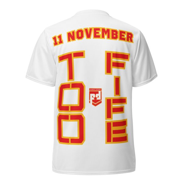 MOM IS A VETERAN TOO FIFE Recycled Unisex Sports Jersey