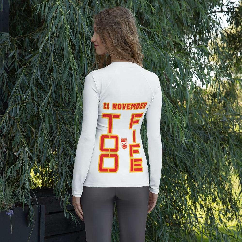 GRANDPA IS A VETERAN TOO FIFE Women's Rash Guard - Image 2