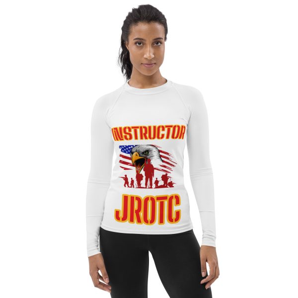 JROTC INTRUCTOR CLASS OF TOO SIKS Women's Rash Guard