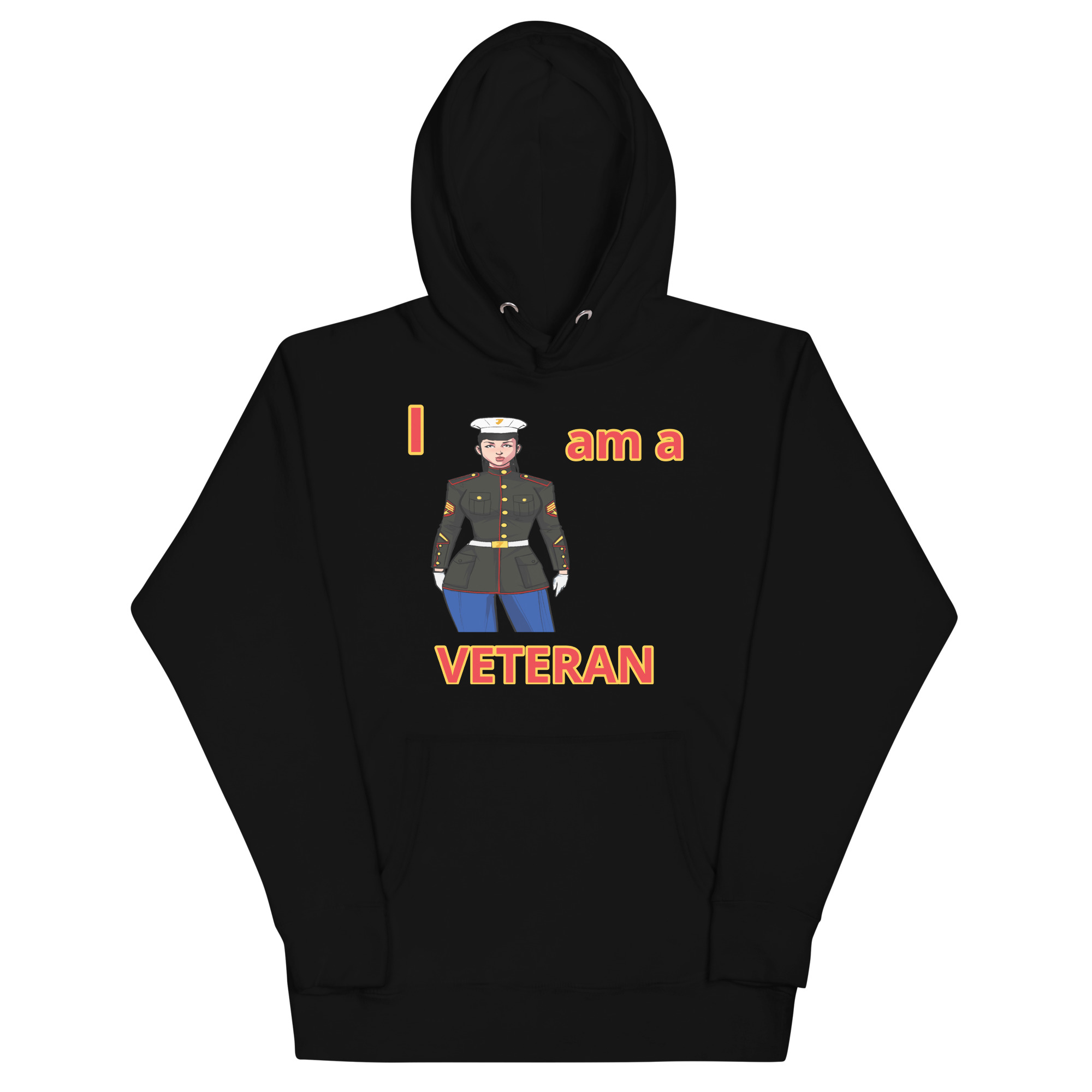 I AM A VETERAN TOO FIFE Unisex Hoodie
