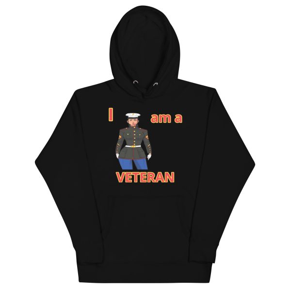 I AM A  VETERAN TOO FIFE Unisex Hoodie
