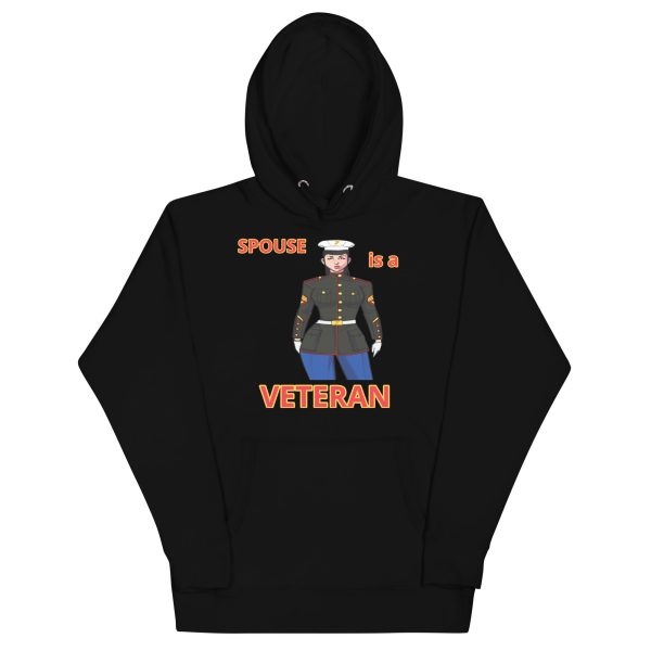 SPOUSE IS A VETERAN TOO FIFE Unisex Hoodie