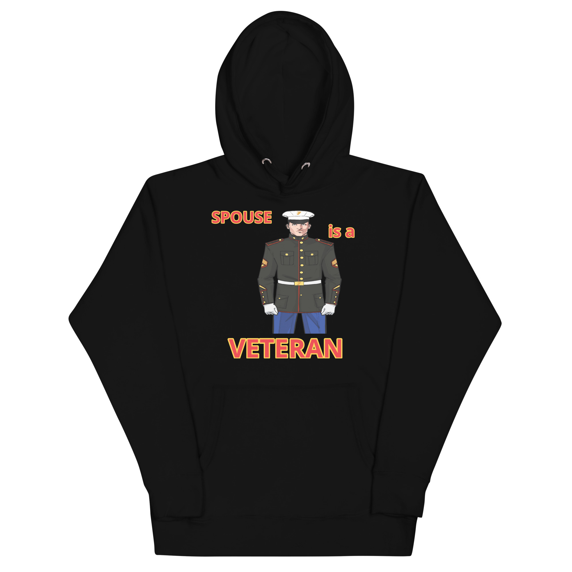 SPOUSE IS A VETERAN TOO FIFE Unisex Hoodie