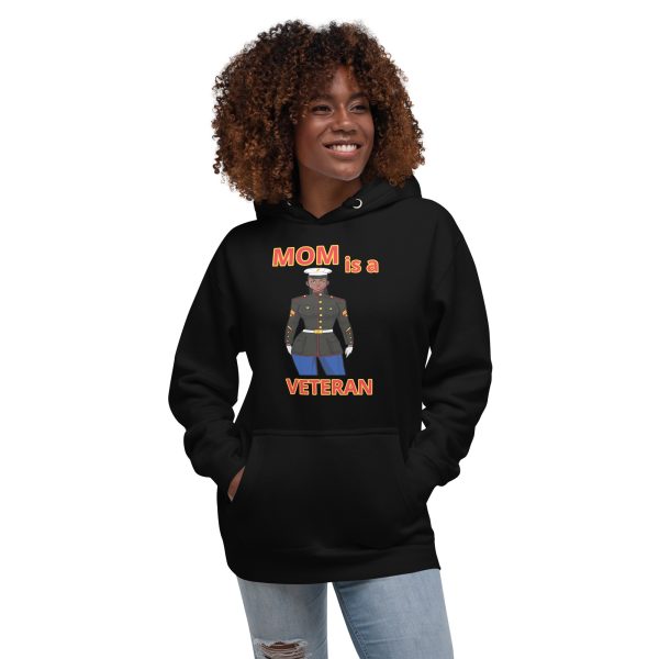 MOM IS A VETERAN TOO FIFE Unisex Hoodie