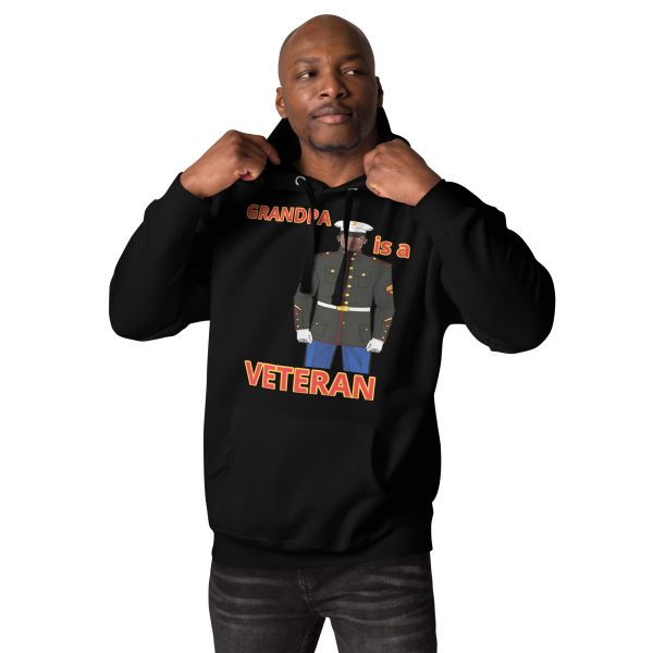 GRANDPA IS A VETERAN TOO FIFE Unisex Hoodie