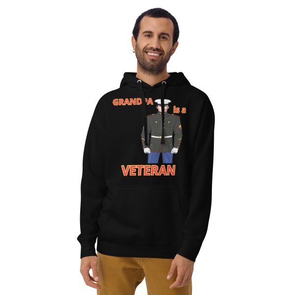 GRANDPA IS A VETERAN TOO FIFE Unisex Hoodie