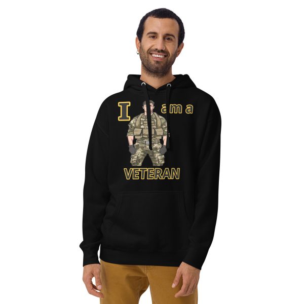 I AM A  VETERAN TOO FIFE Unisex Hoodie