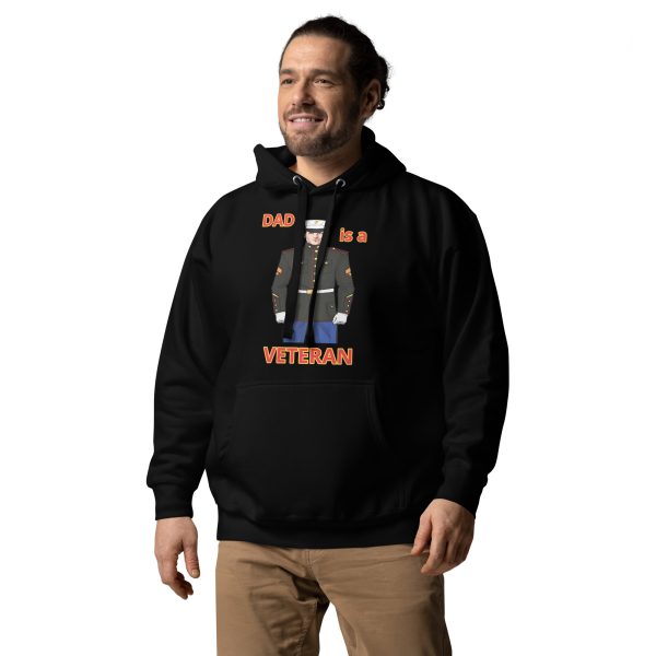 DAD IS A VETERAN TOO FIFE Unisex Hoodie