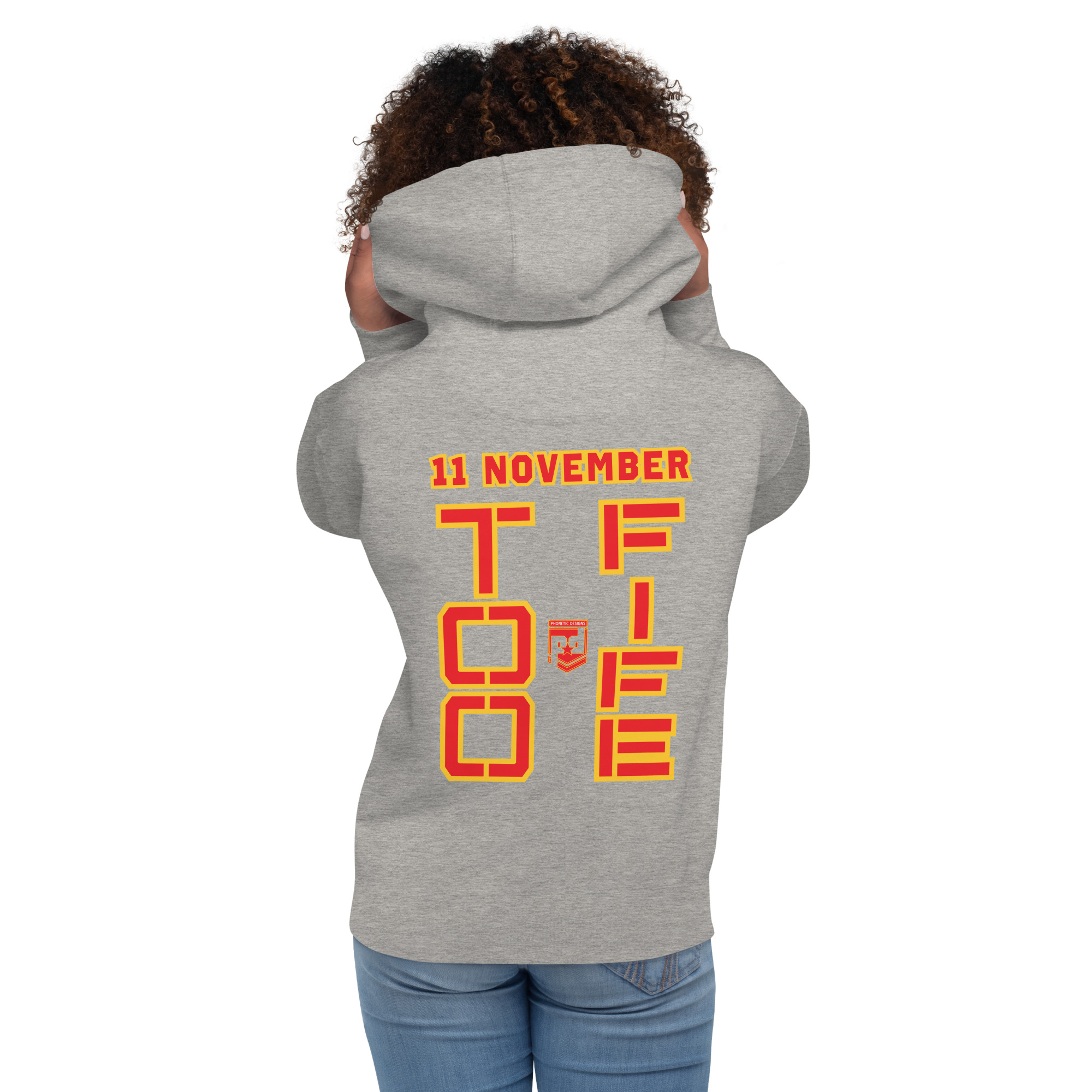 MOM IS A VETERAN TOO FIFE Unisex Hoodie - Image 6