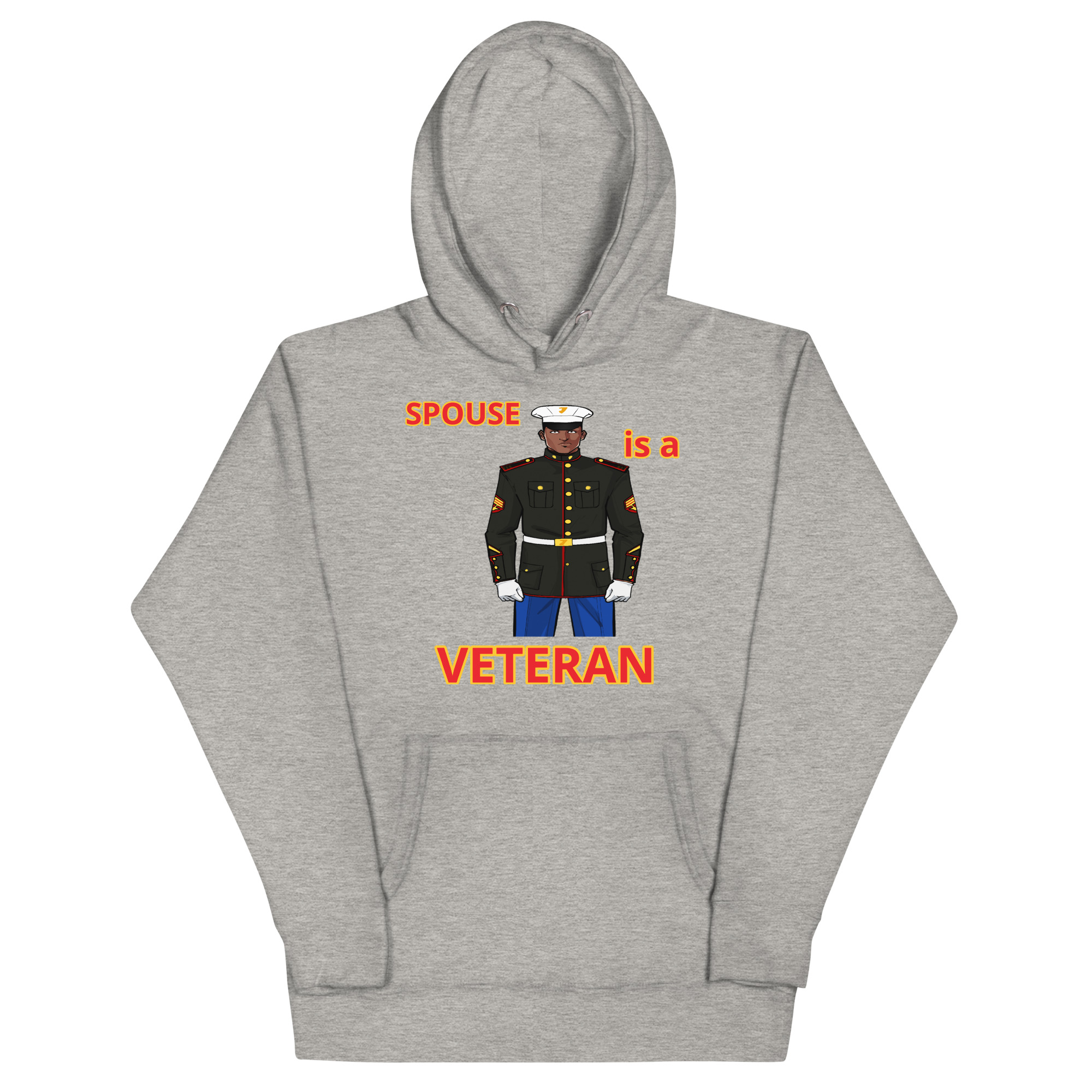 SPOUSE IS A VETERAN TOO FIFE Unisex Hoodie - Image 3