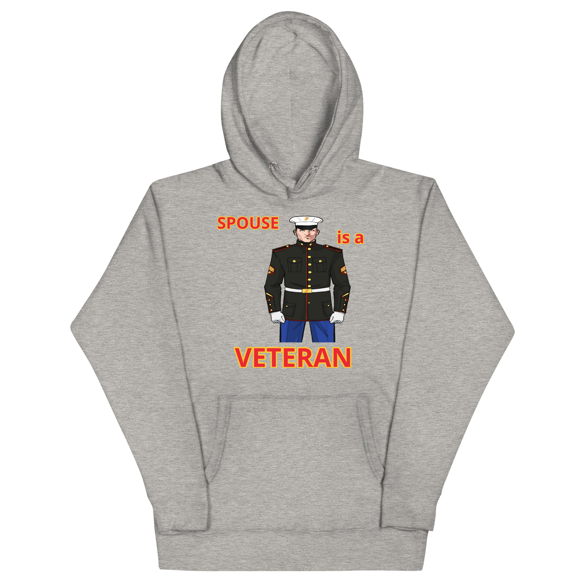 SPOUSE IS A VETERAN TOO FIFE Unisex Hoodie - Image 3