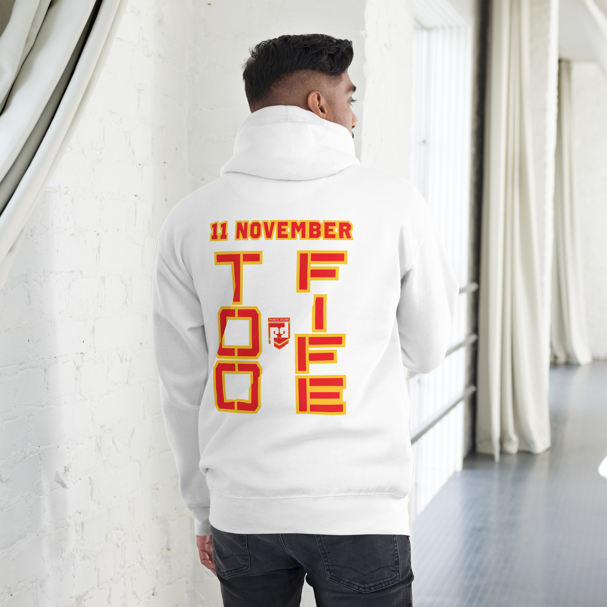 I AM A VETERAN TOO FIFE Unisex Hoodie - Image 2