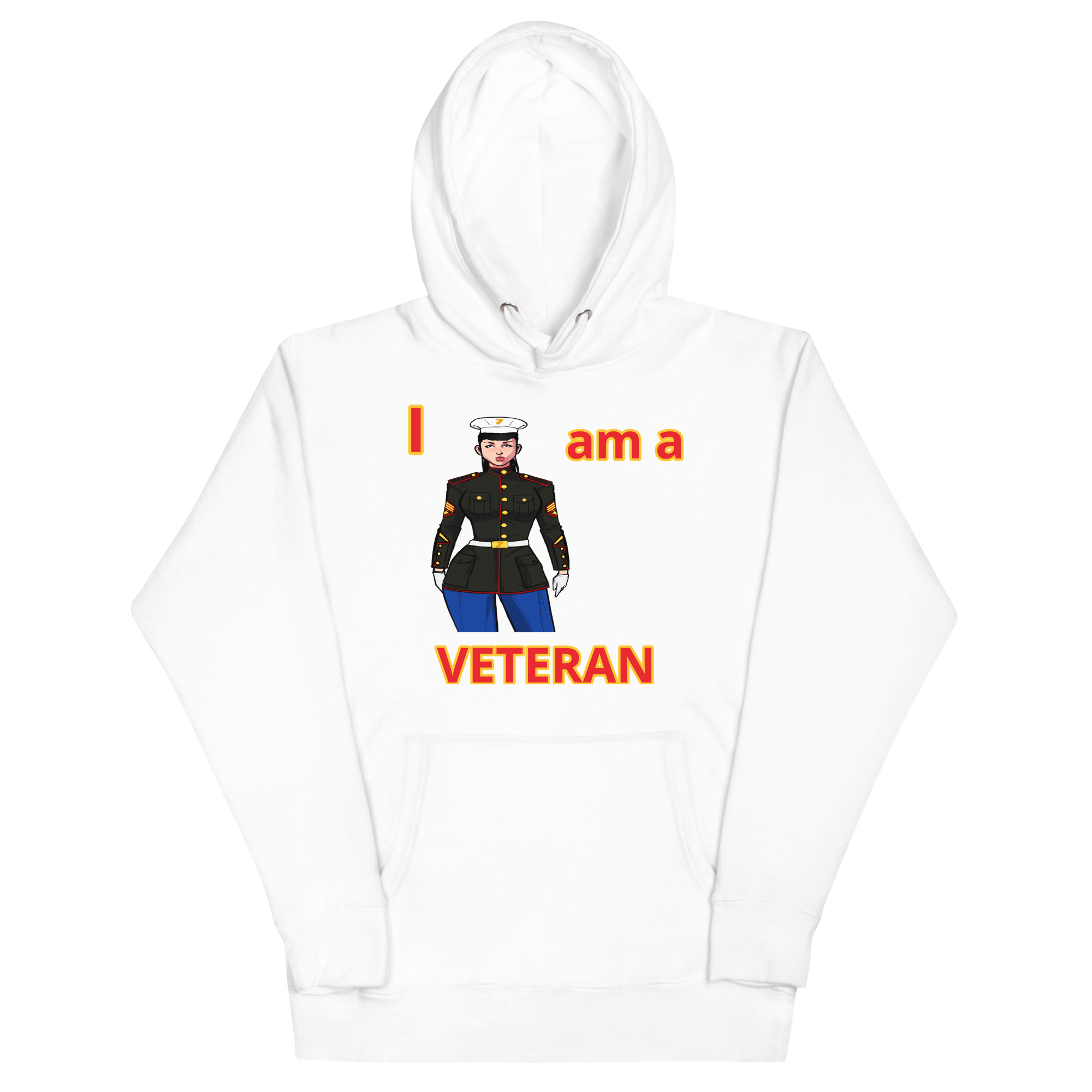 I AM A VETERAN TOO FIFE Unisex Hoodie - Image 5