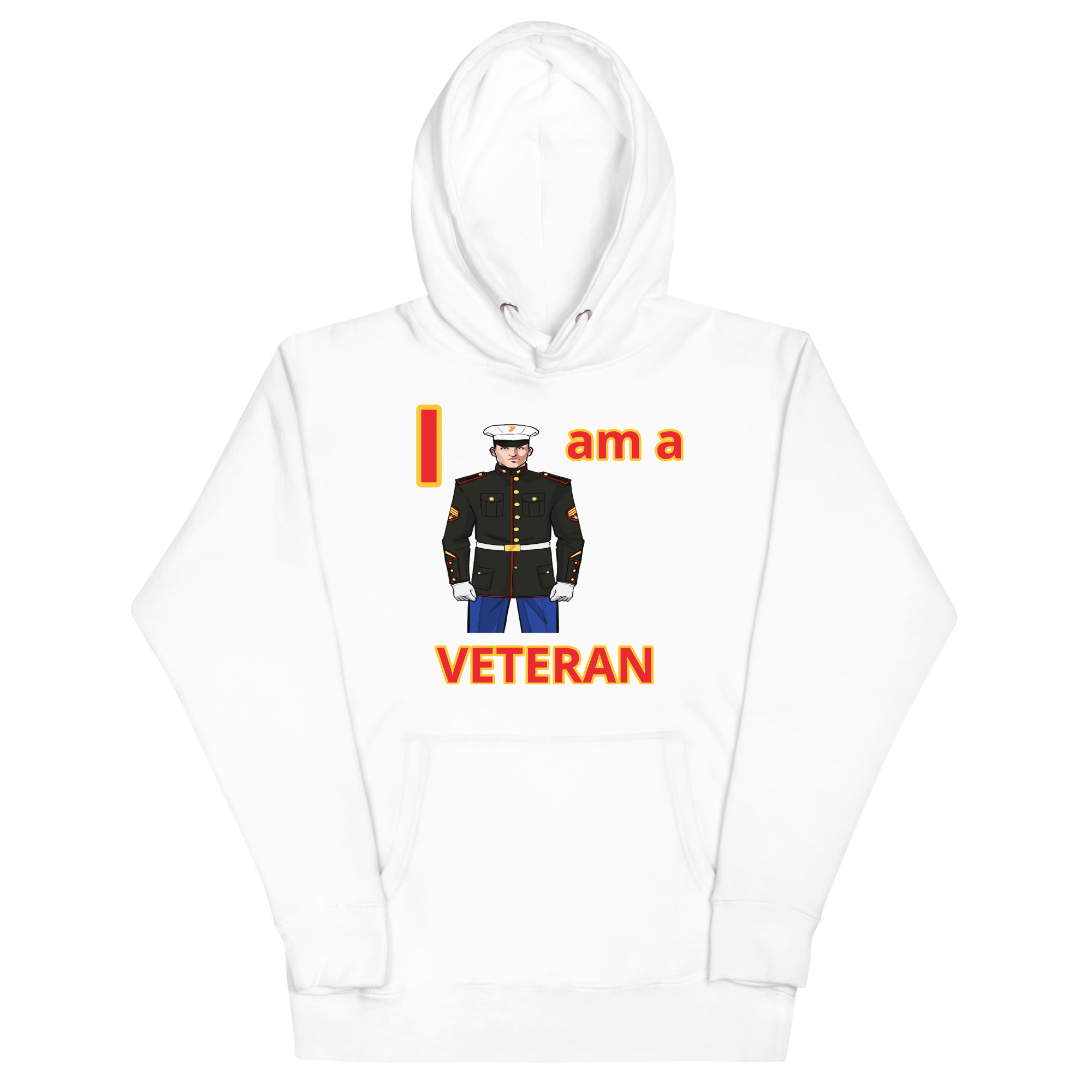 I AM A VETERAN TOO FIFE Unisex Hoodie - Image 5