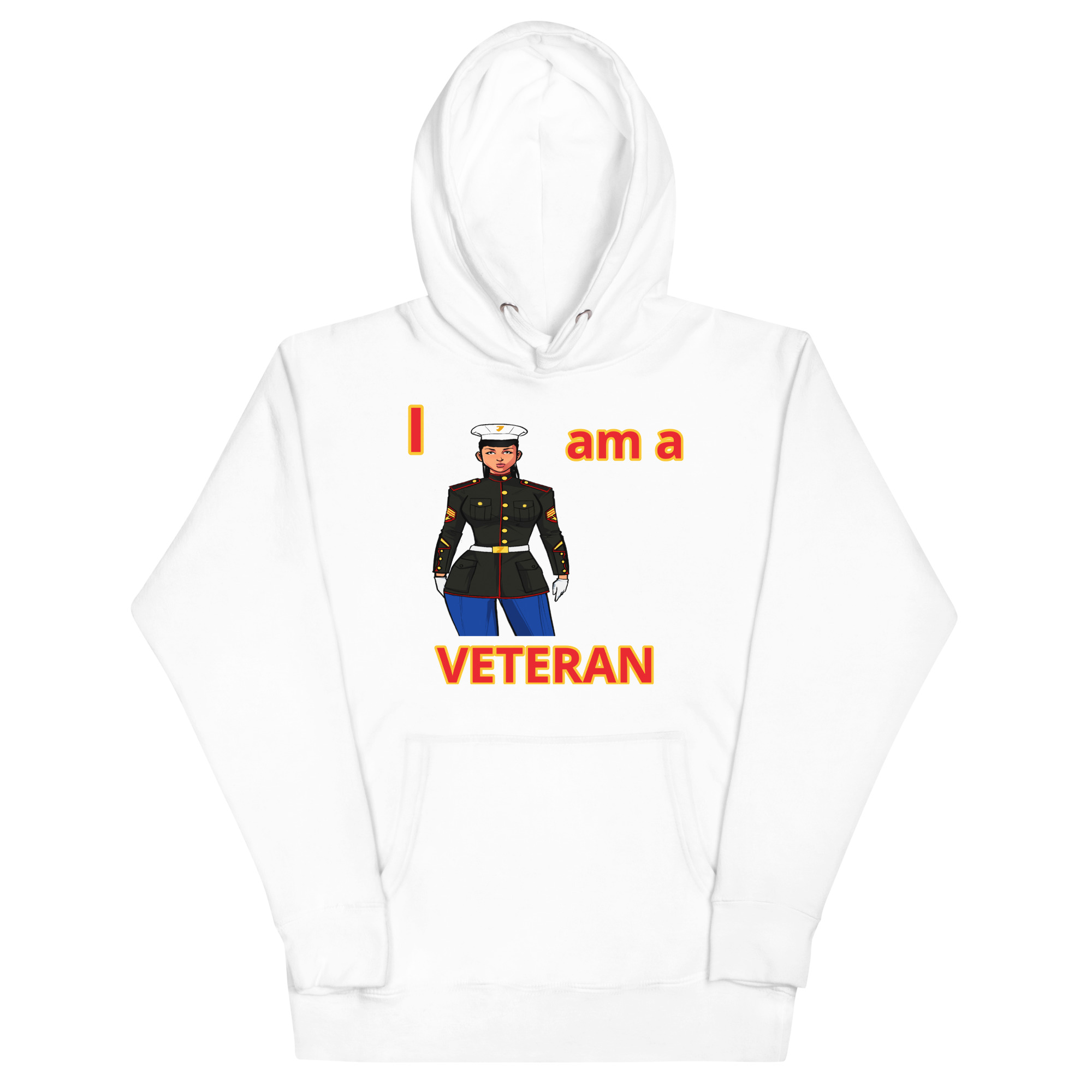 I AM A VETERAN TOO FIFE Unisex Hoodie - Image 5