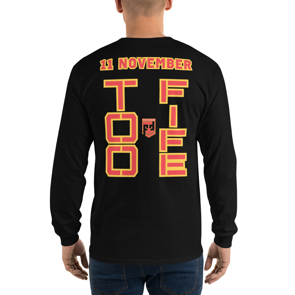 I SUPPORT VETERANS TOO FIFE Long Sleeve Shirt - Image 4