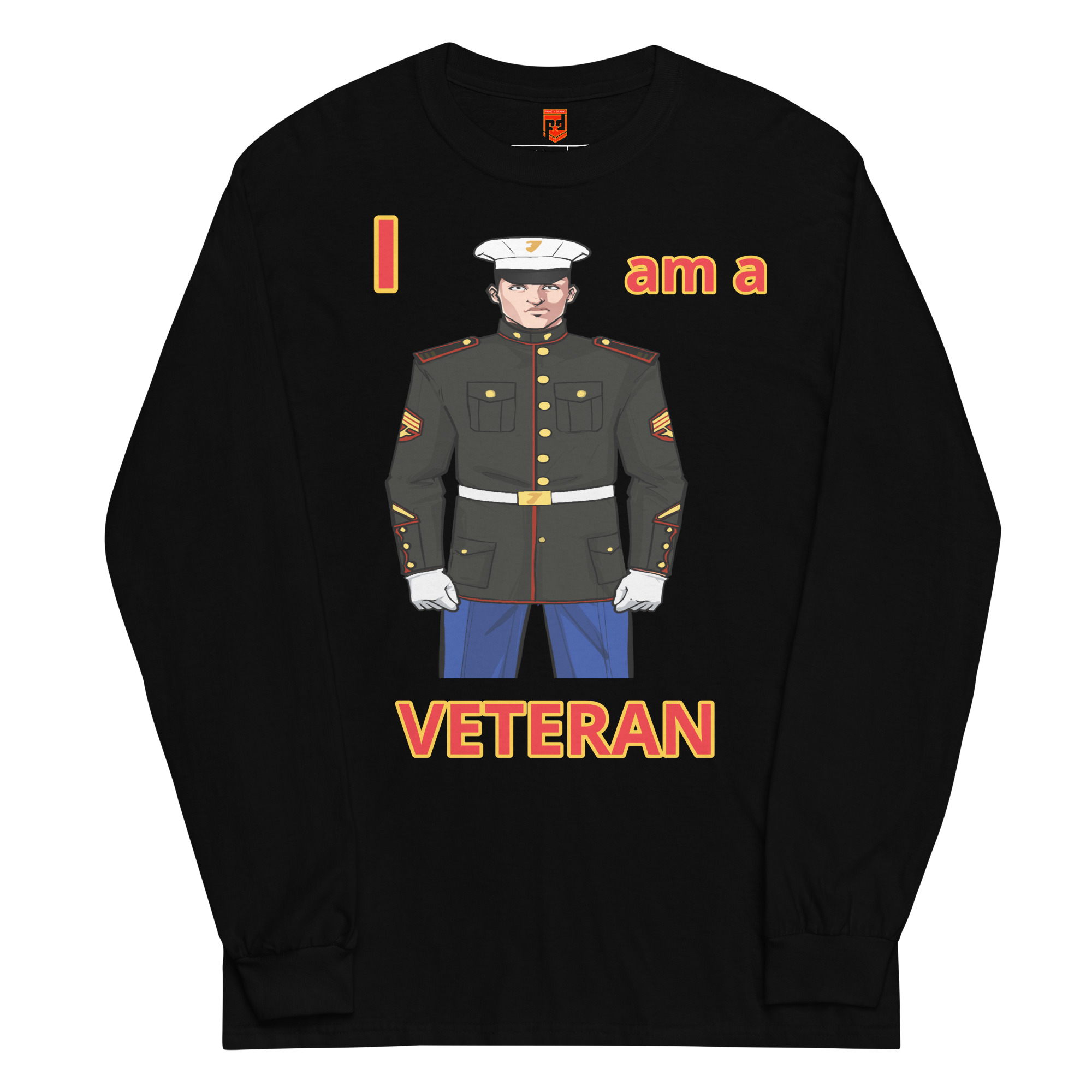 I AM A VETERAN TOO FIFE Long Sleeve Shirt