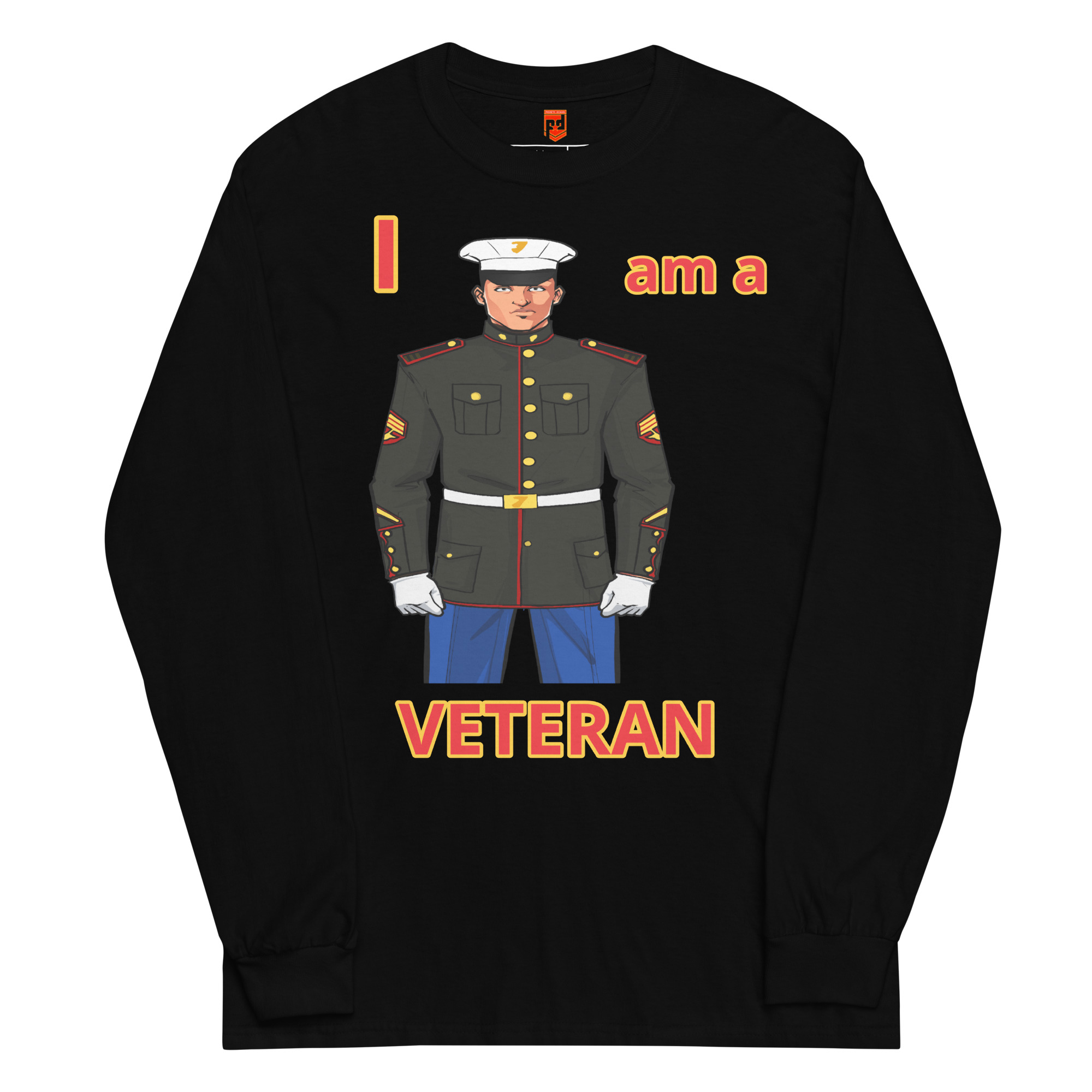 I AM A VETERAN TOO FIFE Long Sleeve Shirt