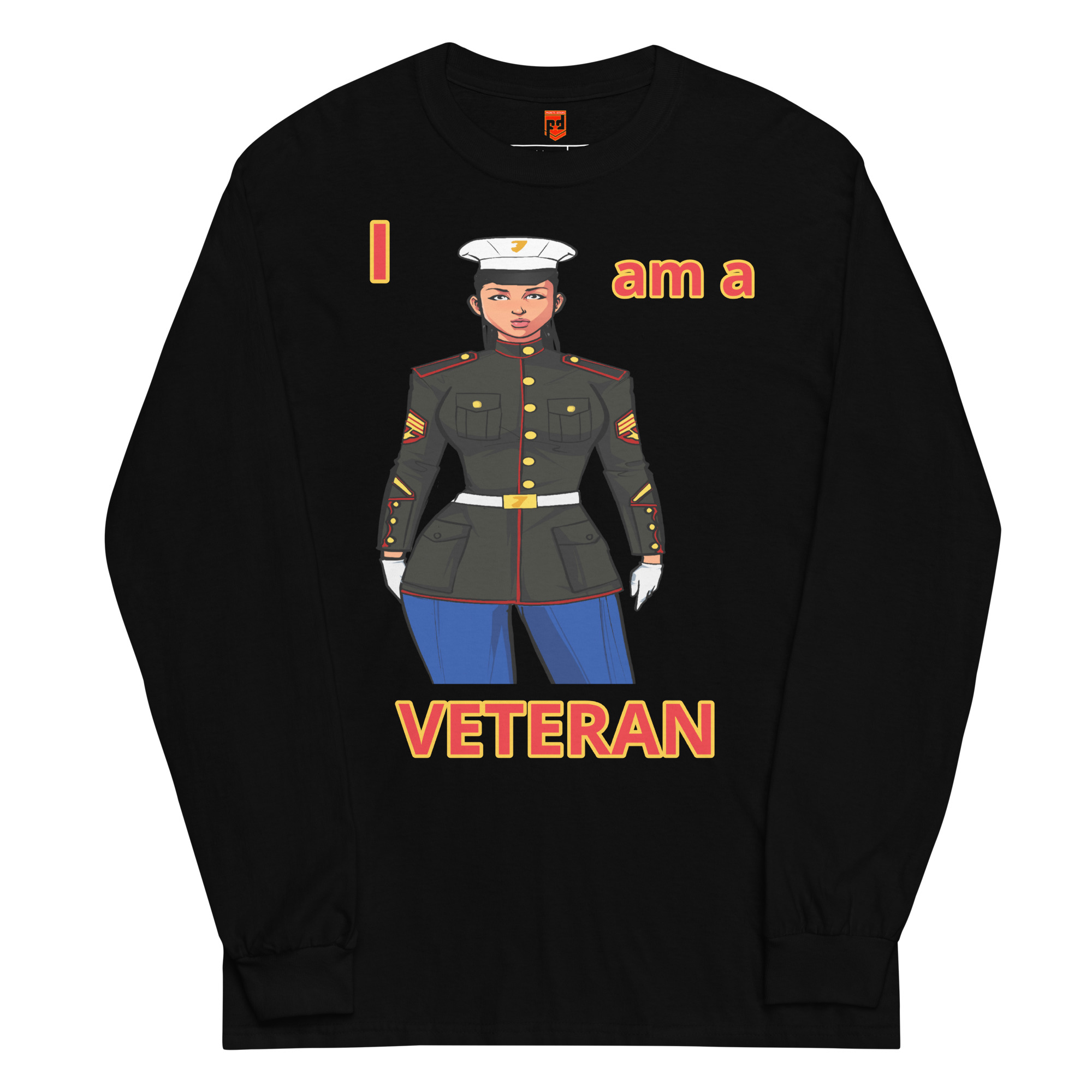 I AM A VETERAN TOO FIFE Long Sleeve Shirt