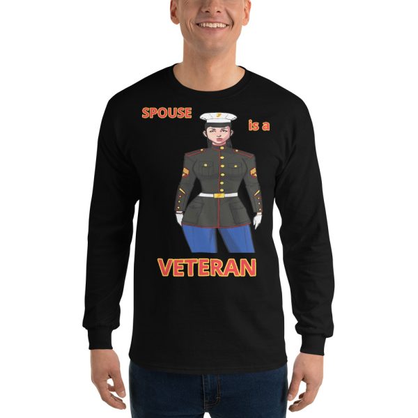 SPOUSE IS A VETERAN TOO FIFE Long Sleeve Shirt