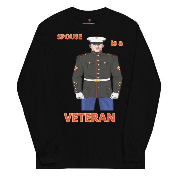 SPOUSE IS A VETERAN TOO FIFE Long Sleeve Shirt