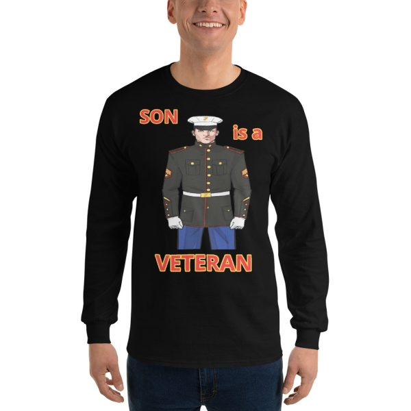 SON IS A VETERAN TOO FIFE Long Sleeve Shirt
