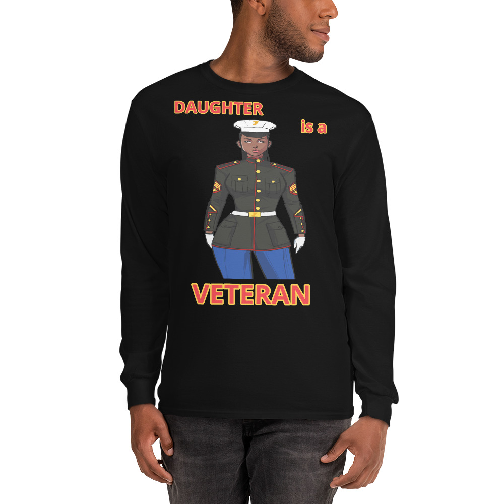DAUGHTER IS A VETERAN TOO FIFE Long Sleeve Shirt