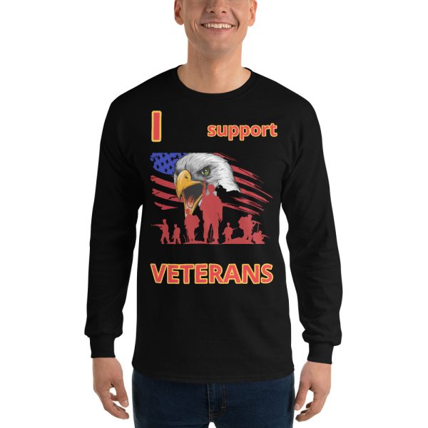 I SUPPORT  VETERANS TOO FIFE Long Sleeve Shirt