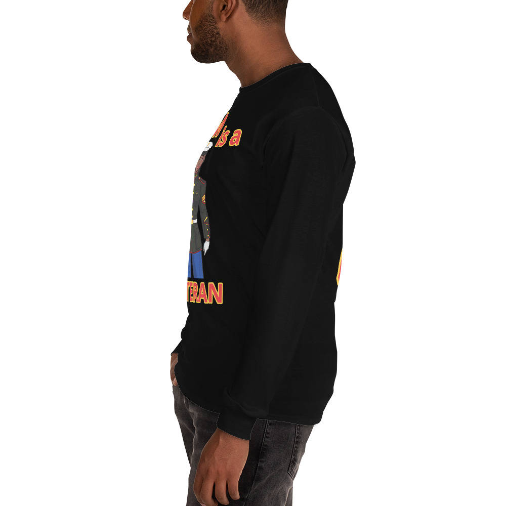 MOM IS A VETERAN TOO FIFE Long Sleeve Shirt - Image 3