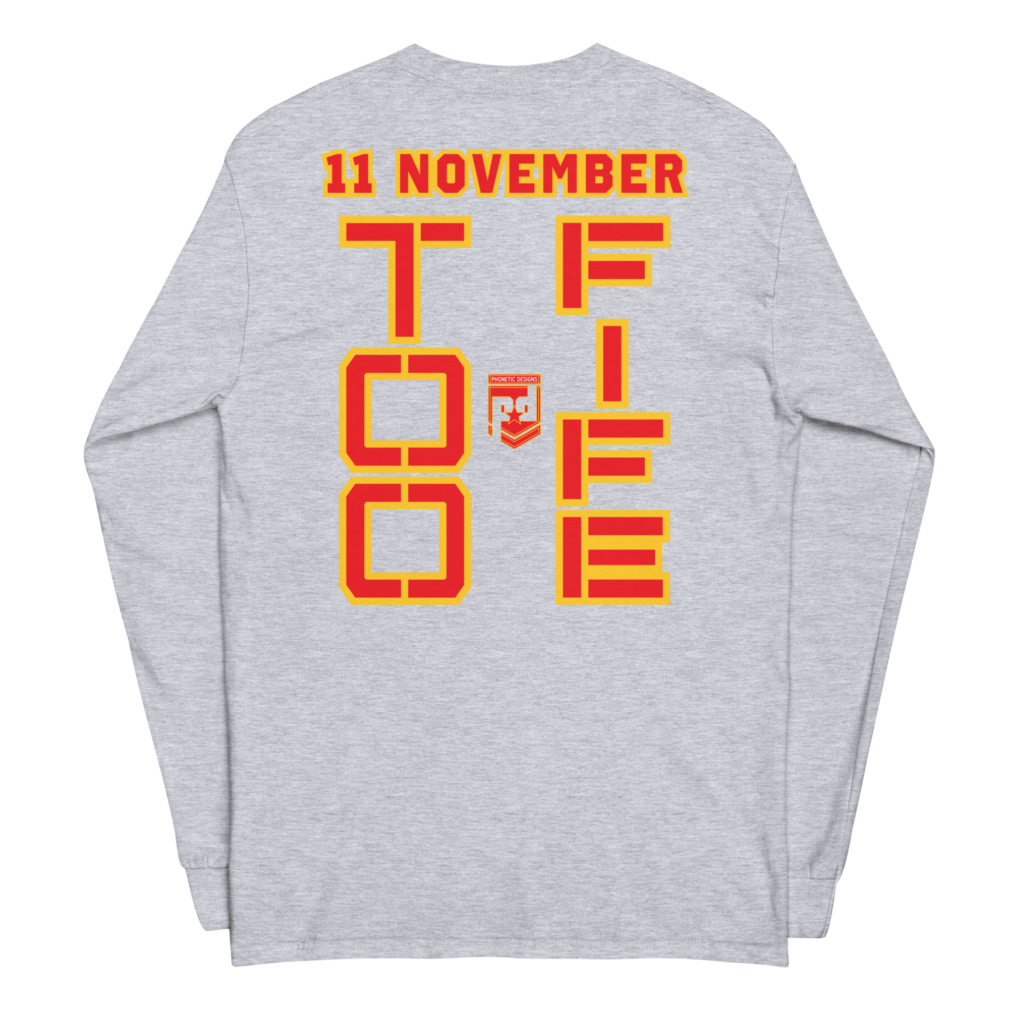 I AM A VETERAN TOO FIFE Long Sleeve Shirt - Image 4