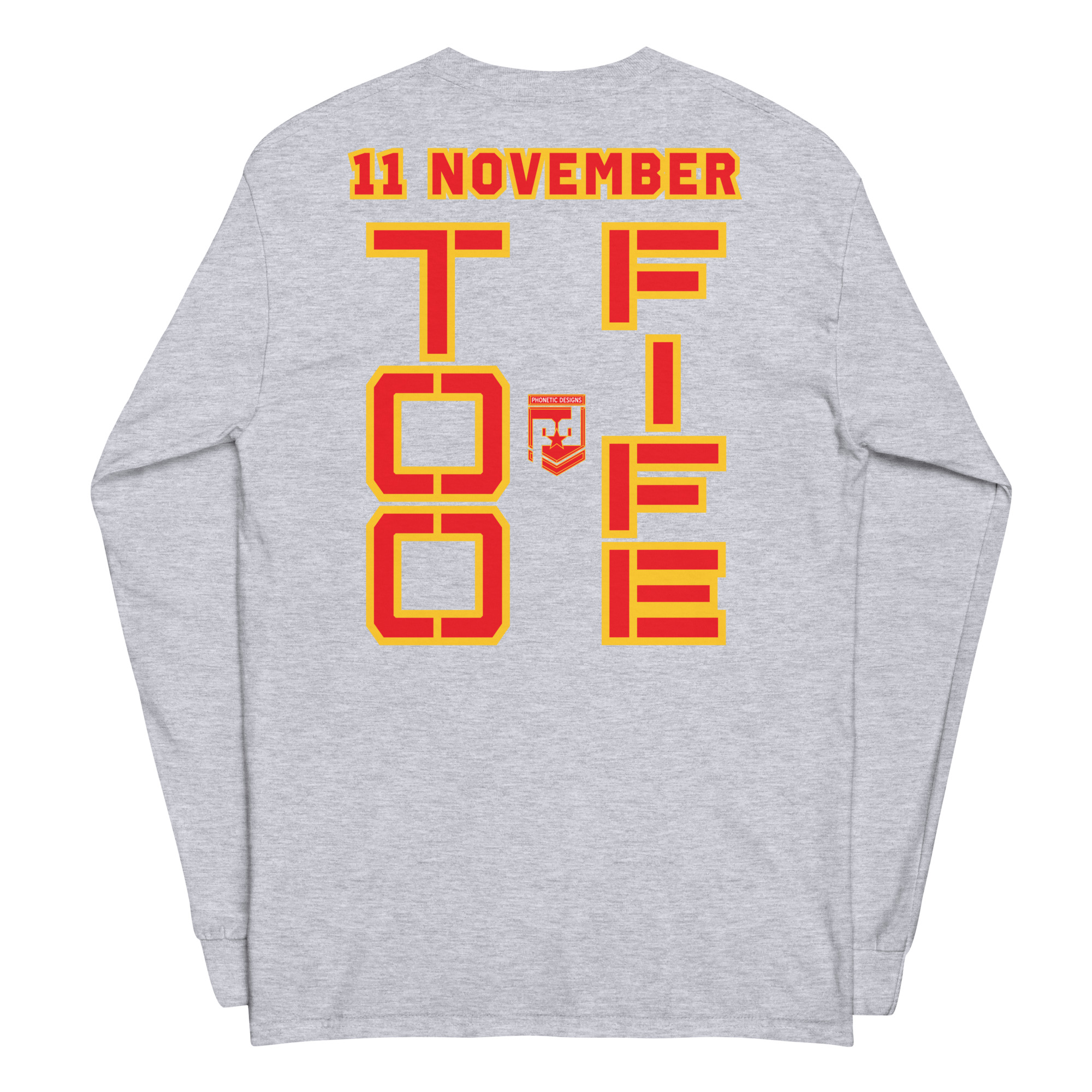 I AM A VETERAN TOO FIFE Long Sleeve Shirt - Image 4