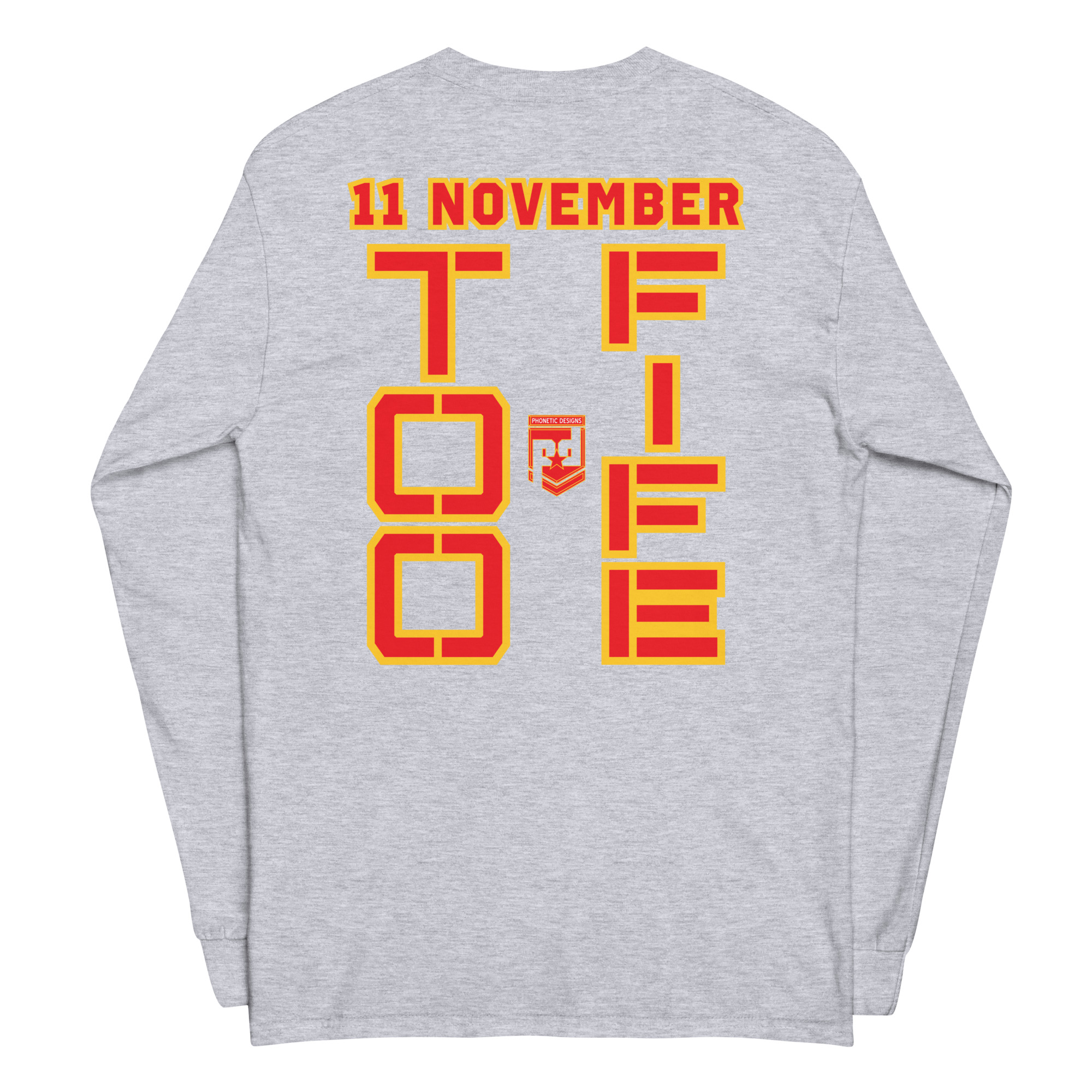 I AM A VETERAN TOO FIFE Long Sleeve Shirt - Image 4