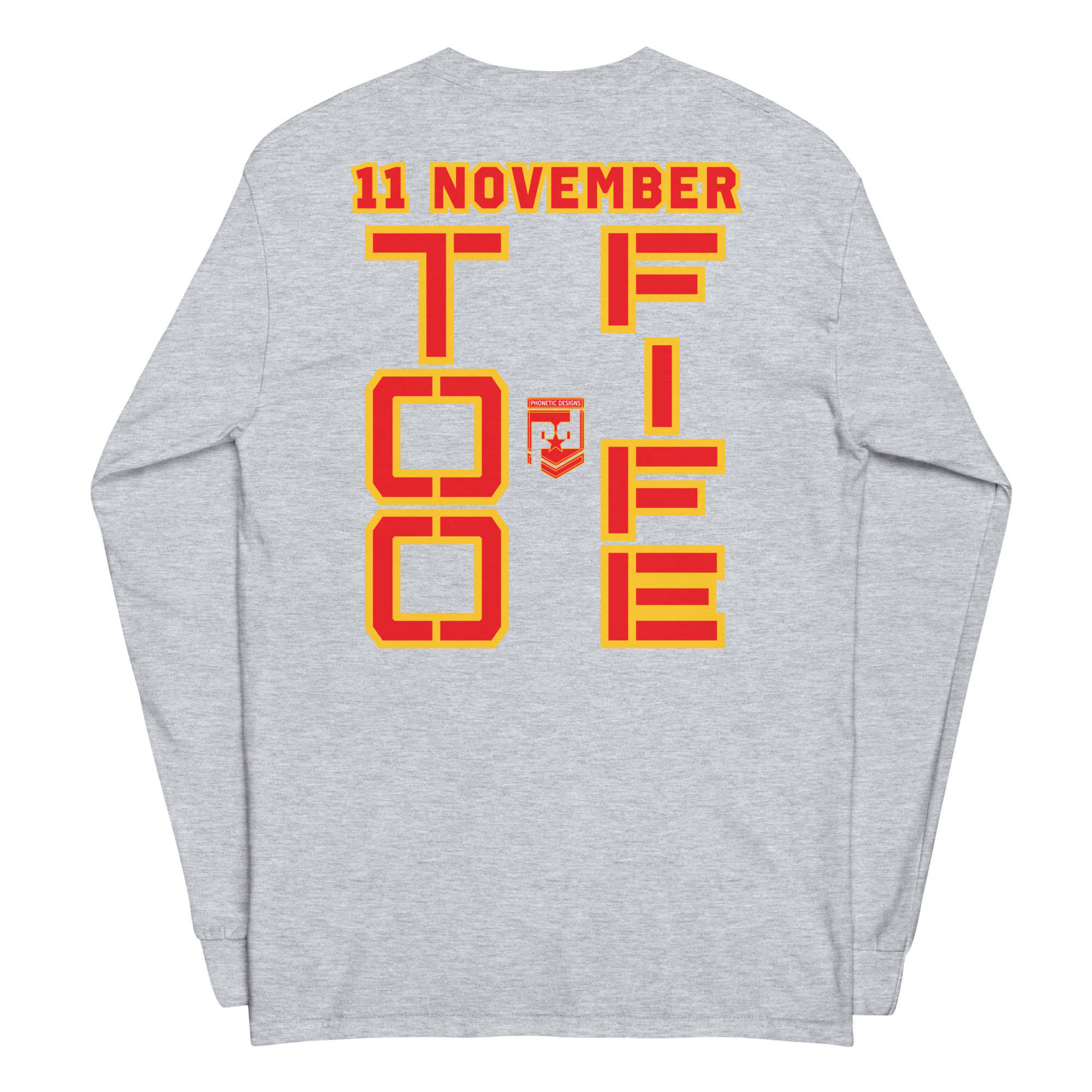 I AM A VETERAN TOO FIFE Long Sleeve Shirt - Image 4