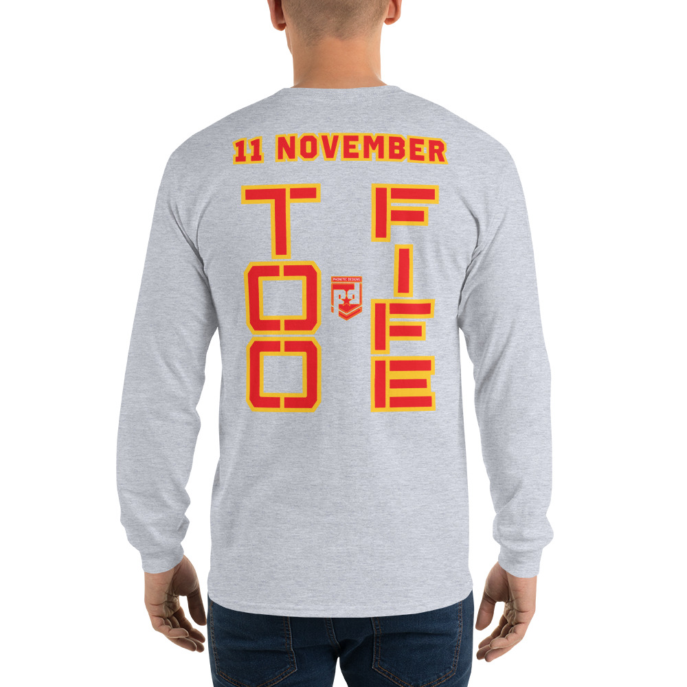 I SUPPORT VETERANS TOO FIFE Long Sleeve Shirt - Image 10