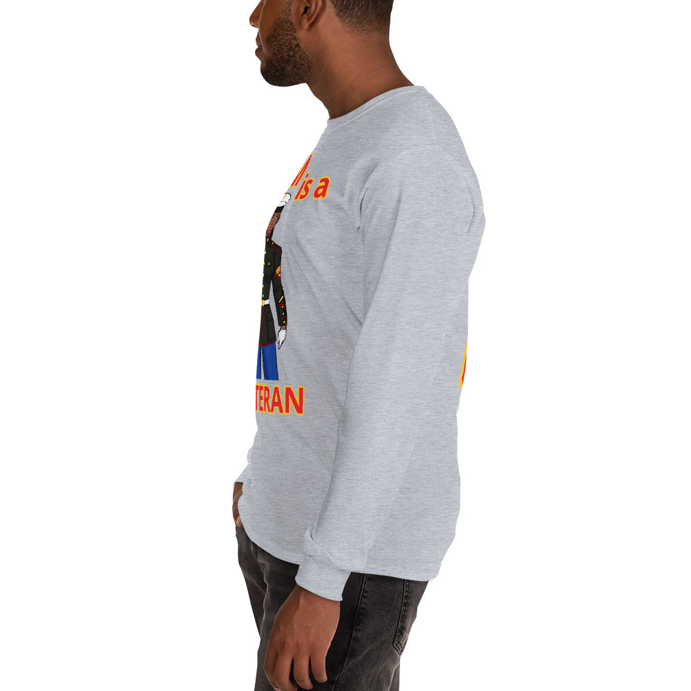 MOM IS A VETERAN TOO FIFE Long Sleeve Shirt - Image 9