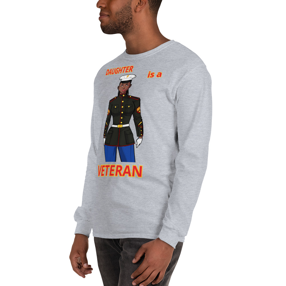 DAUGHTER IS A VETERAN TOO FIFE Long Sleeve Shirt - Image 10