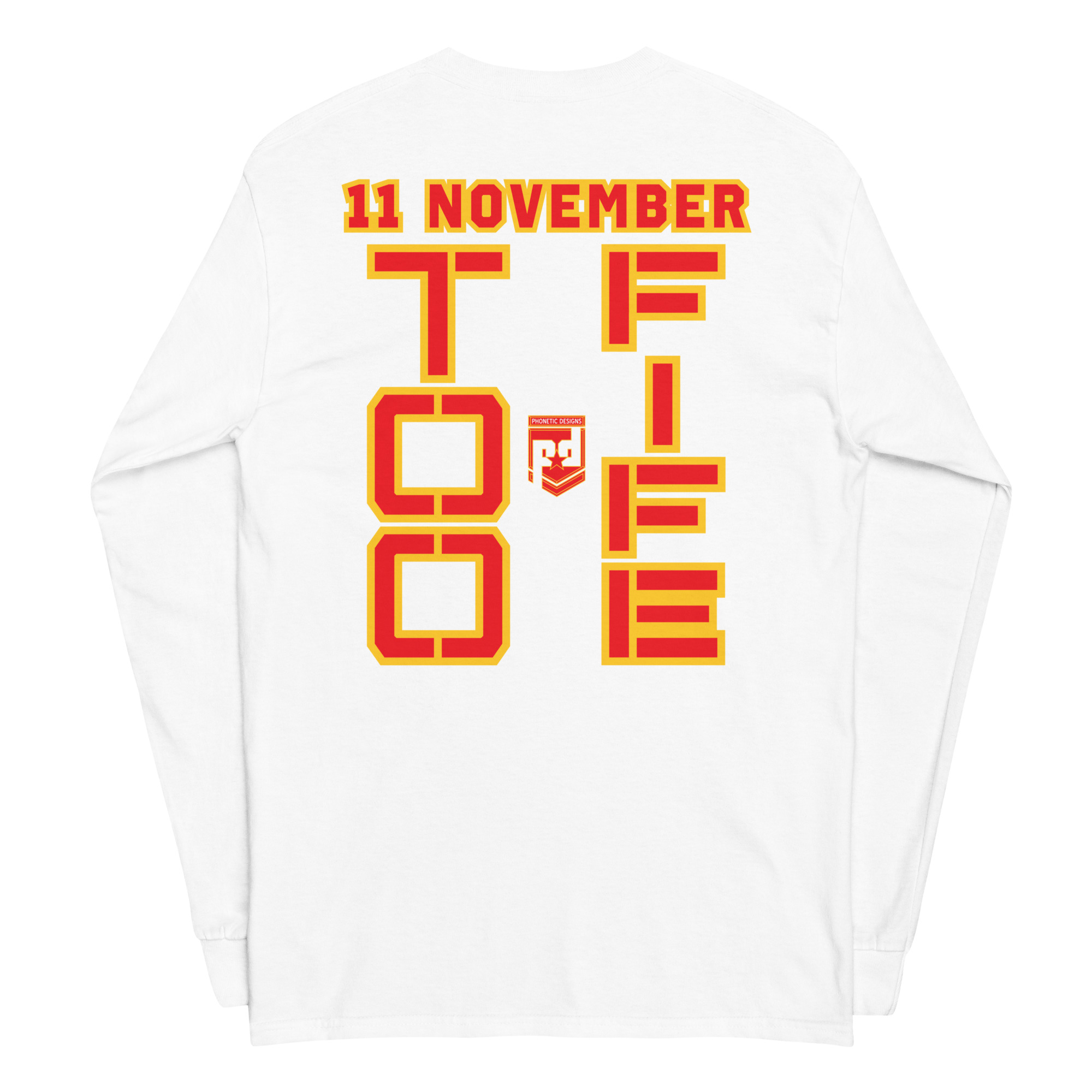 I AM A VETERAN TOO FIFE Long Sleeve Shirt - Image 6