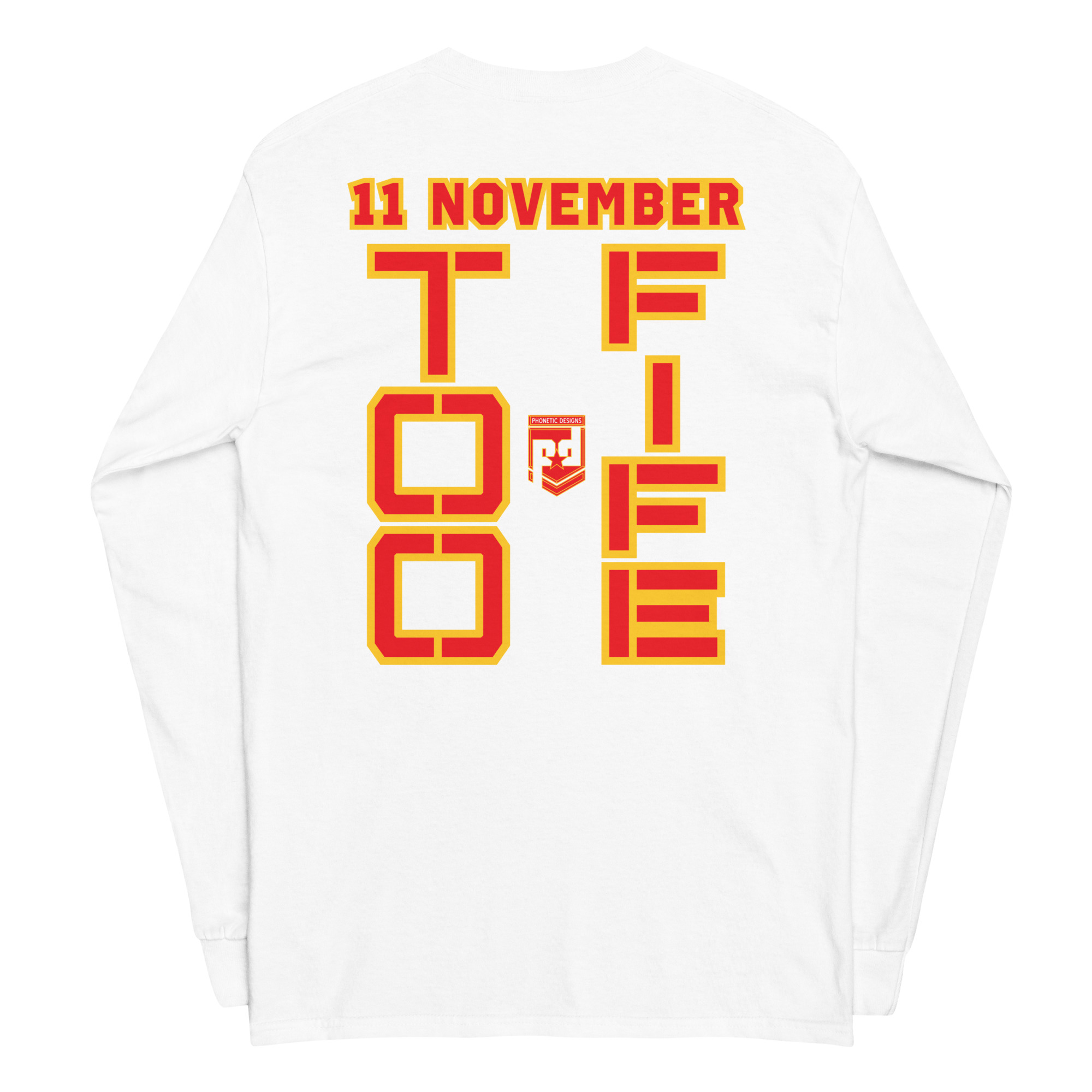 I AM A VETERAN TOO FIFE Long Sleeve Shirt - Image 6