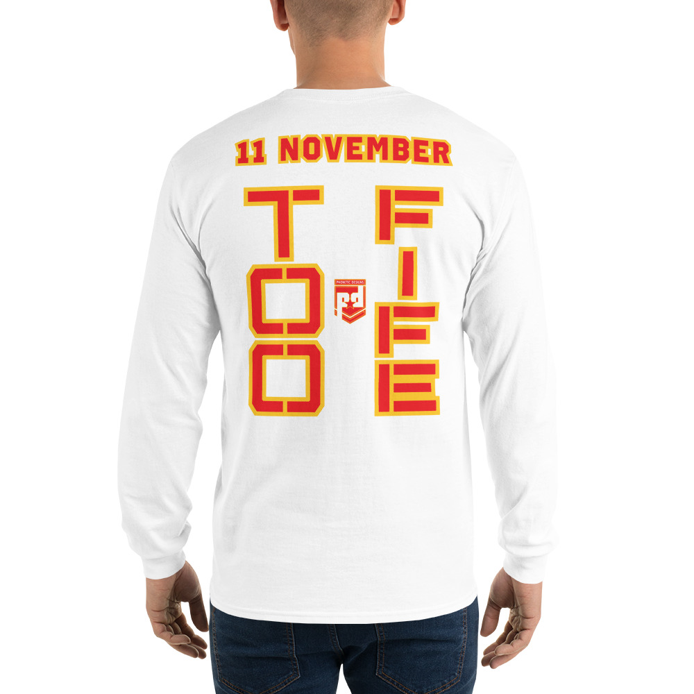 I SUPPORT VETERANS TOO FIFE Long Sleeve Shirt - Image 16