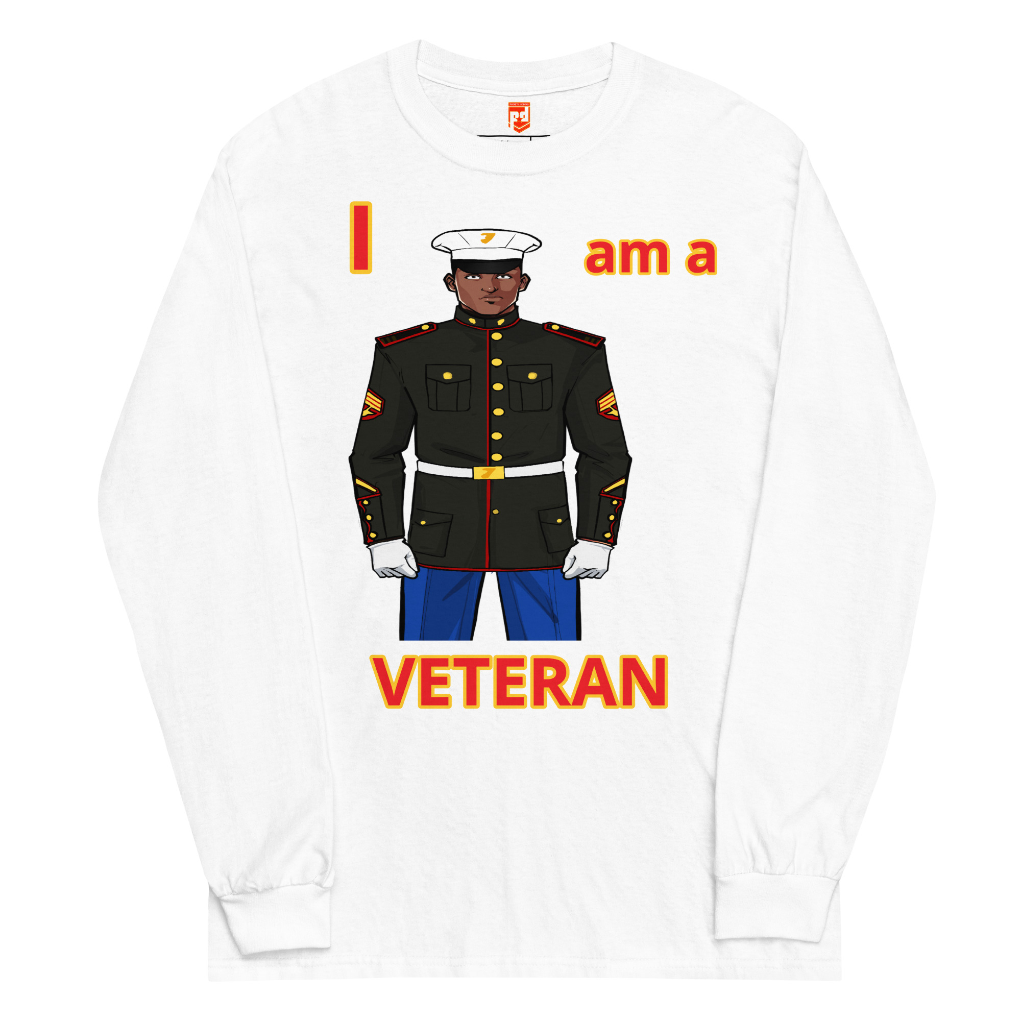 I AM A VETERAN TOO FIFE Long Sleeve Shirt - Image 5