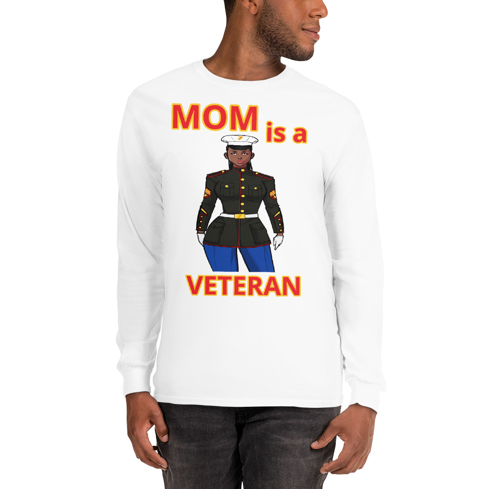 MOM IS A VETERAN TOO FIFE Long Sleeve Shirt - Image 13