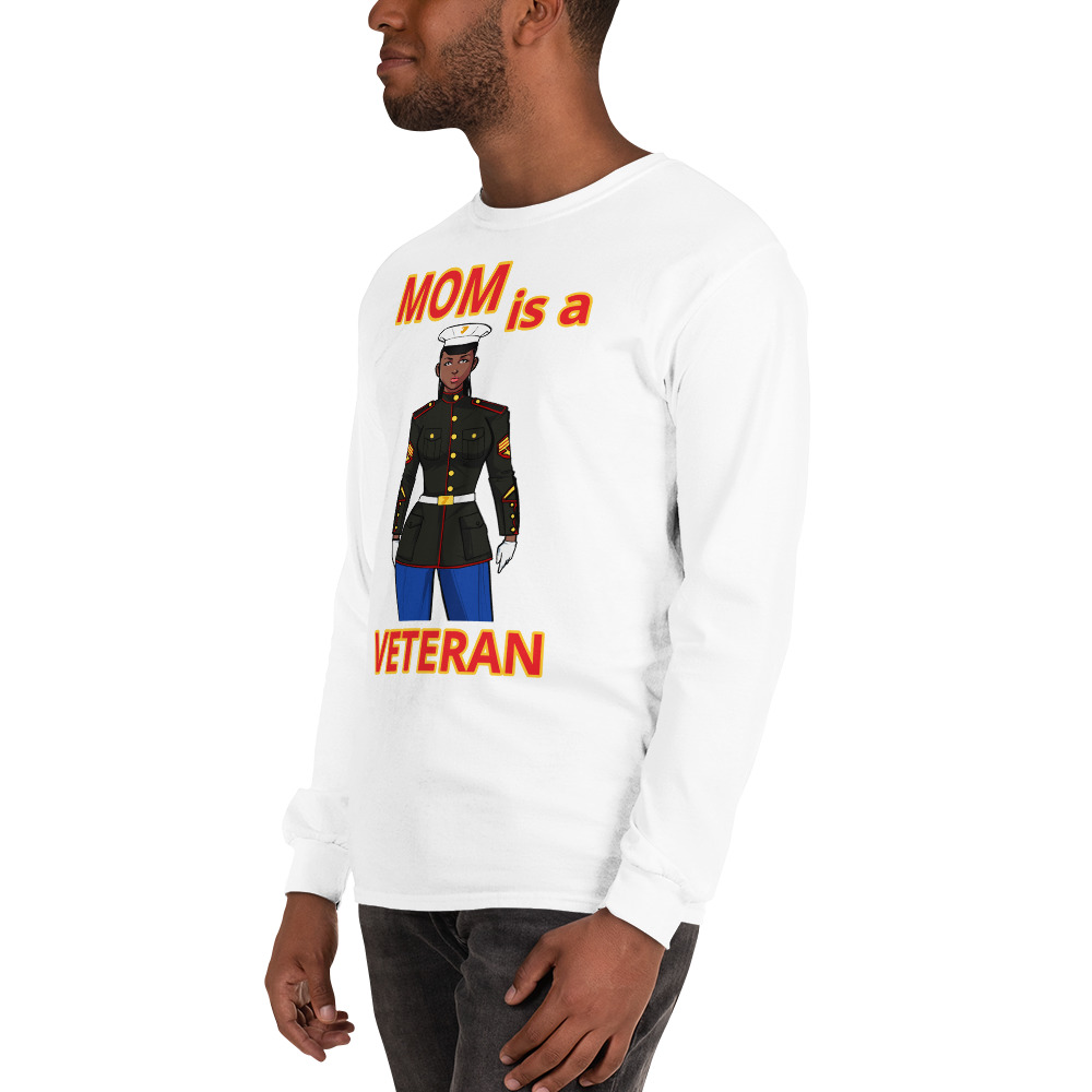 MOM IS A VETERAN TOO FIFE Long Sleeve Shirt - Image 16